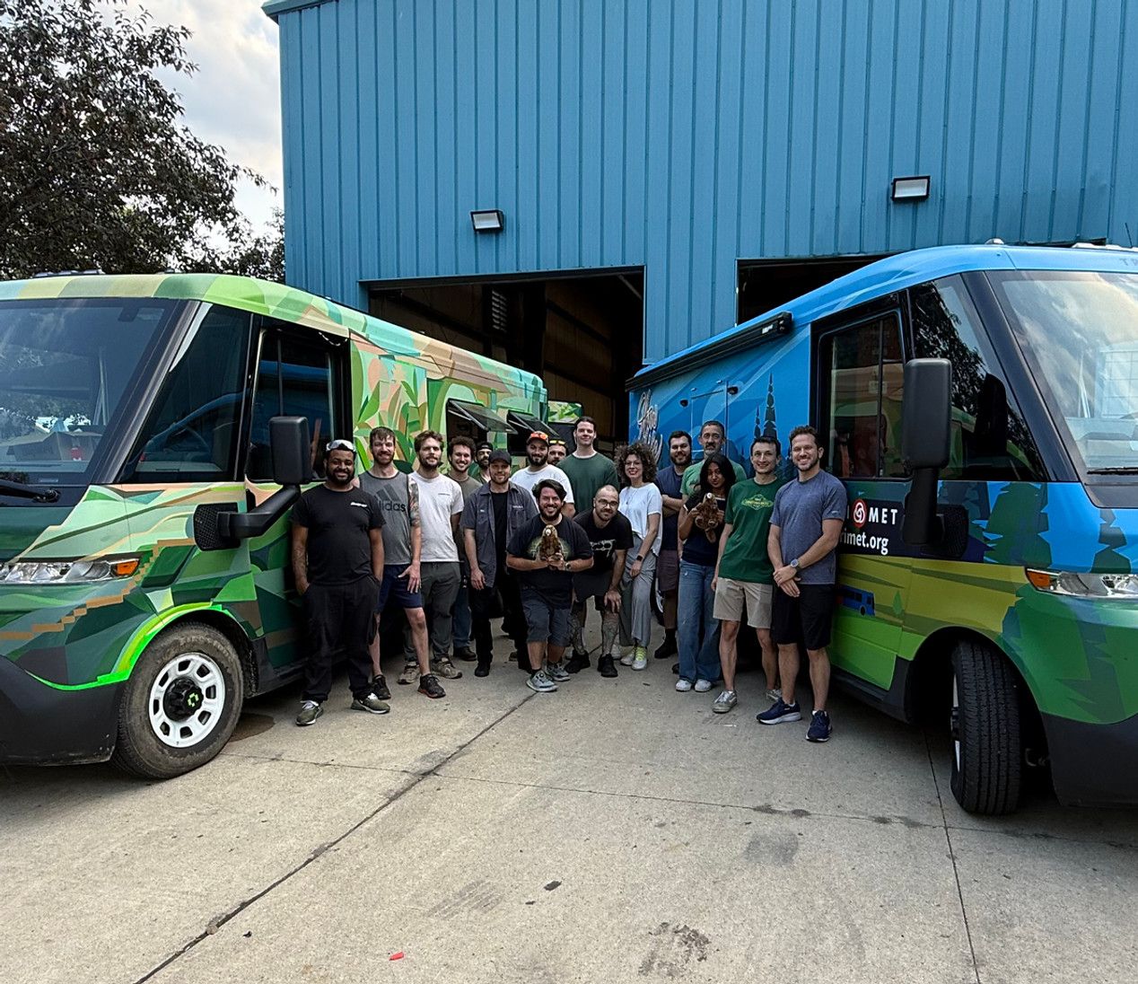 Grounded team at the Detroit factory
